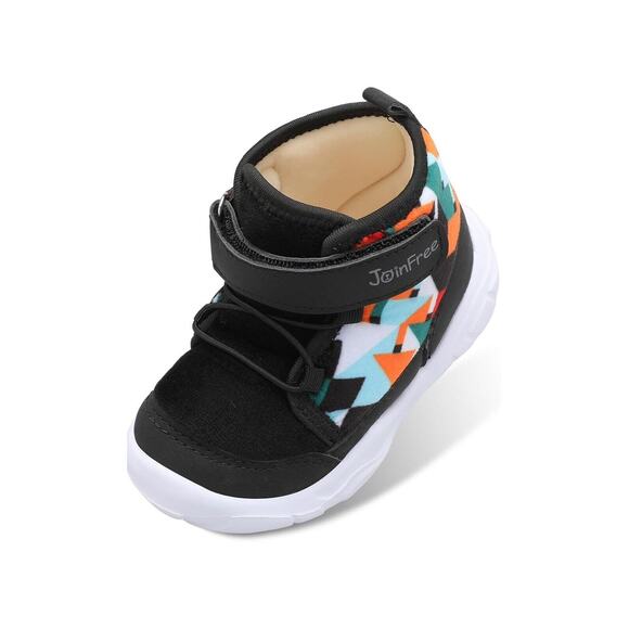 JOINFREE Toddler Boys Girls Warm Winter Boots Non-Slip Lightweight Black 5.5T - Picture 1 of 15